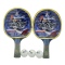 Startpack Bordtennis Pro - 2 Racketar + 3 Bollar