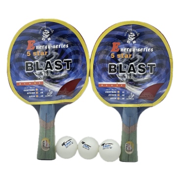 Bordtennisstartkit Startpack Bordtennis Pro - 2 Racketar + 3 Bollar