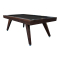Modern Walnut Med Matbordsskiva