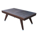 Modern Walnut Med Matbordsskiva