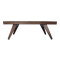 Modern Walnut Med Matbordsskiva
