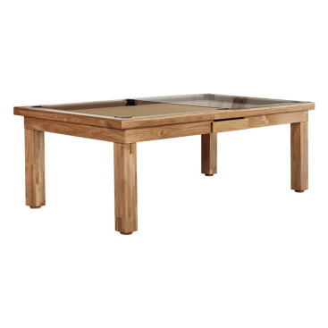 Biljardbord med Matbordsskiva Bilijardai Pronto Oak