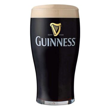 Air Hockey Bord (airhockeyspel) Guinness Ölglas