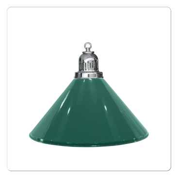 Biljardlampor Biljardlampa Elegance 1 Grön/silver
