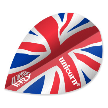 Dartflights Unicorn Ultrafly100 Xtra Union Jack Ripple