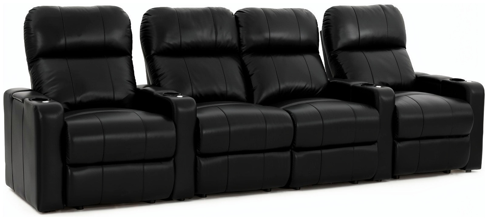 Biosoffa/Reclainerfåtölj XL700 Turbo Svart 4-sits Rak Center Love
