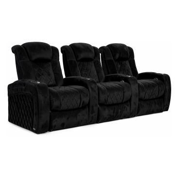Biosoffor & Biofåtöljer - Recliner - Lager Lhr Continental Smartsuede Svart