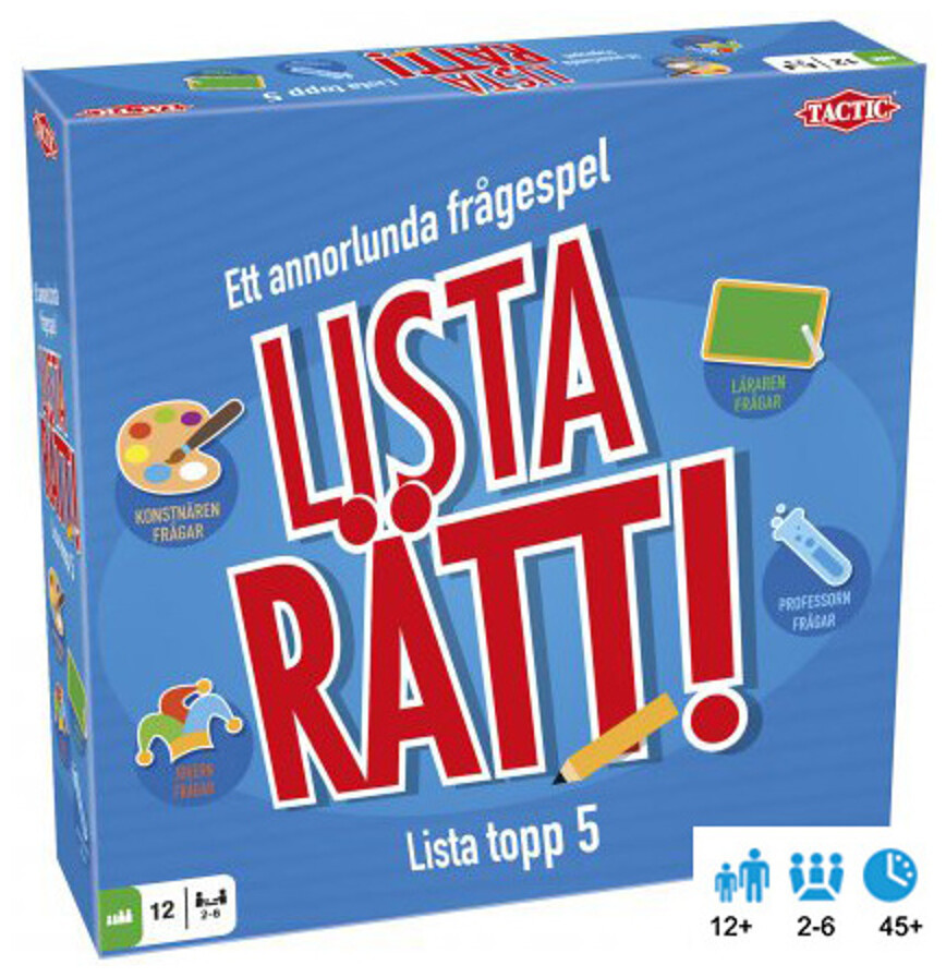 Spel/Familjespel - Lista rätt