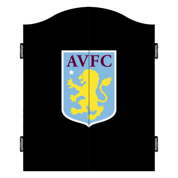 Dartset, Dartskåp & Dartbakgrunder Aston Villa Dartskåp Black