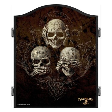 Dartset, Dartskåp & Dartbakgrunder Alchemy Dartskåp No Evil