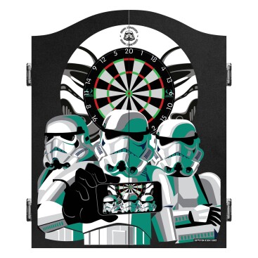 Dartset, Dartskåp & Dartbakgrunder Original Stormtrooper Dartskåp Selfie
