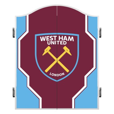 Dartset, Dartskåp & Dartbakgrunder West Ham United Dartskåp Geo