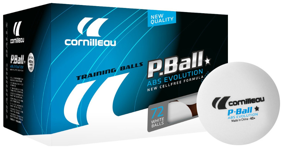 Bordtennisbollar Licensierad Produkt ABS EVOLUTION White 72-pack