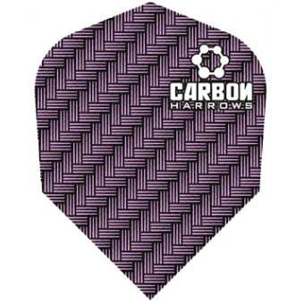 Dartflights Harrows Carbon Purple 3-pack