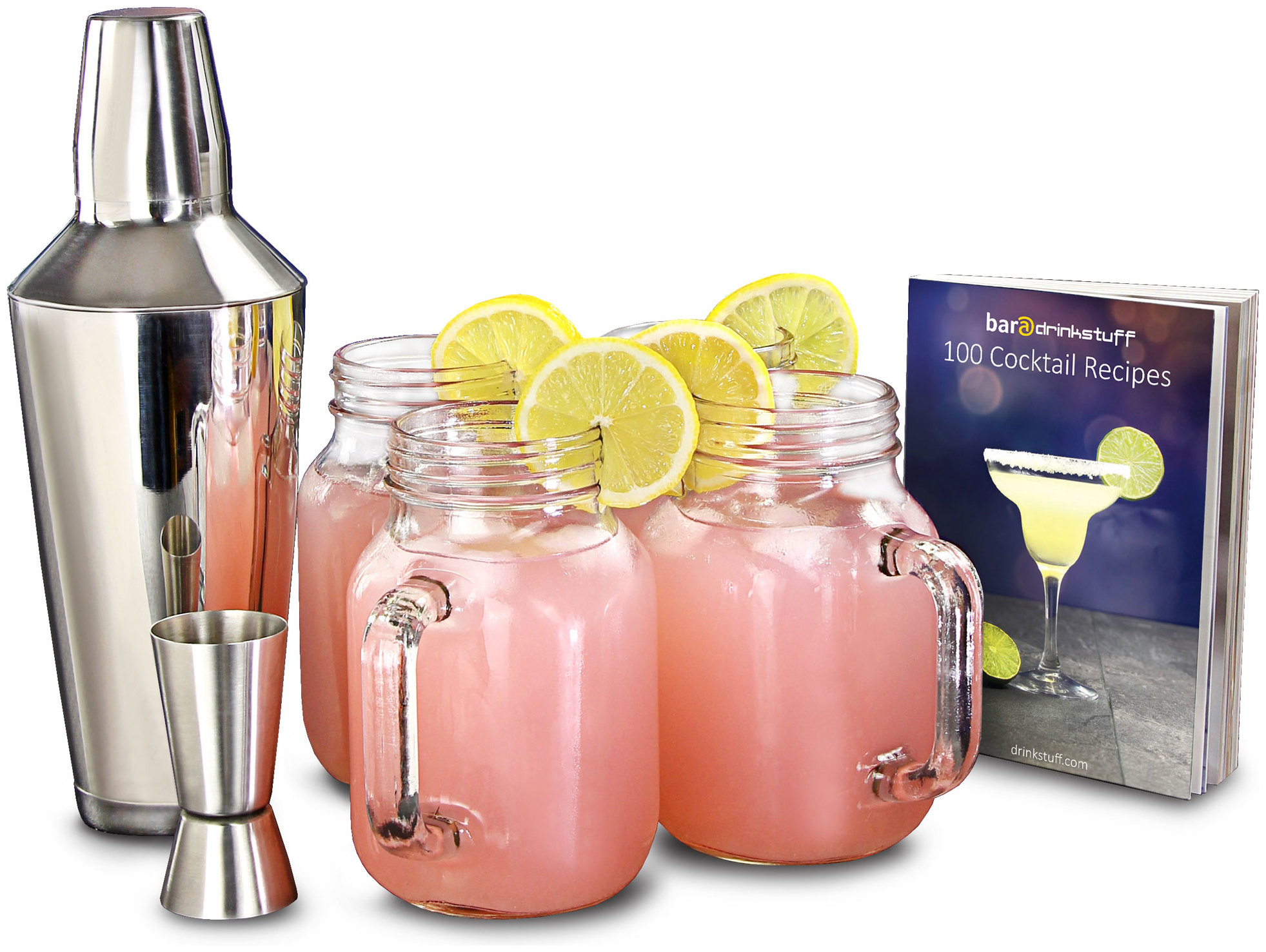 Licensierad Produkt Cocktailset Mason Jar