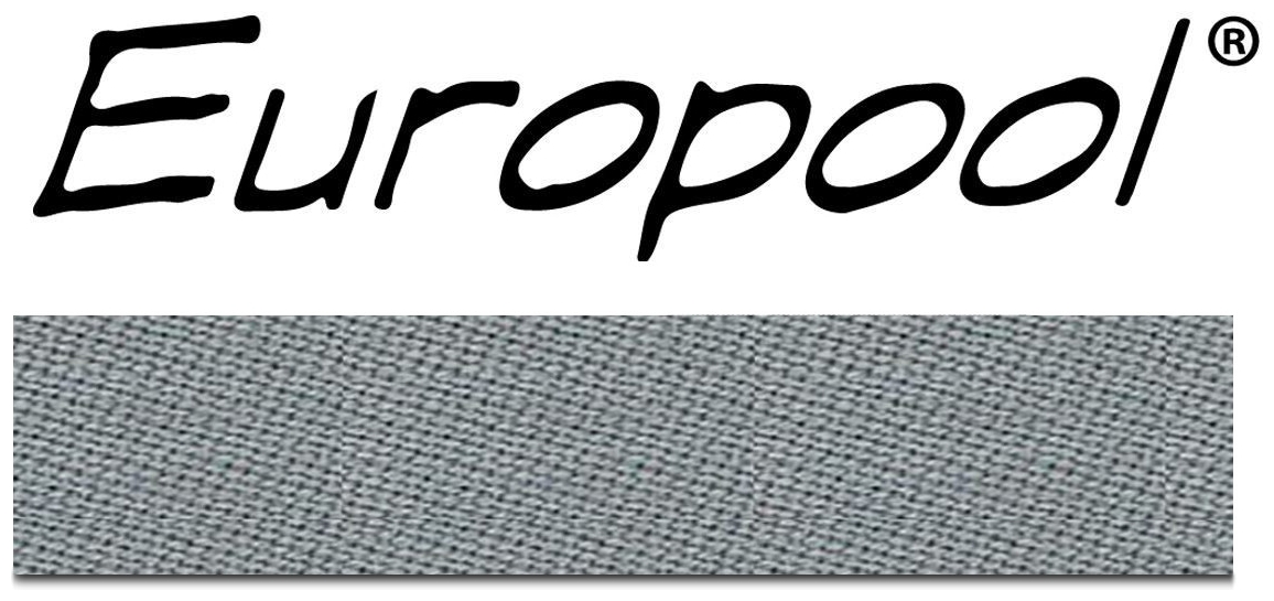 Läs mer om Biljardduk Licensierad Produkt Europool Grey 8 8 fot