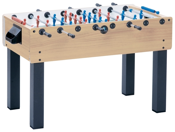 Foosball/Fotbollsspel Garlando F200 Maple Genomgående