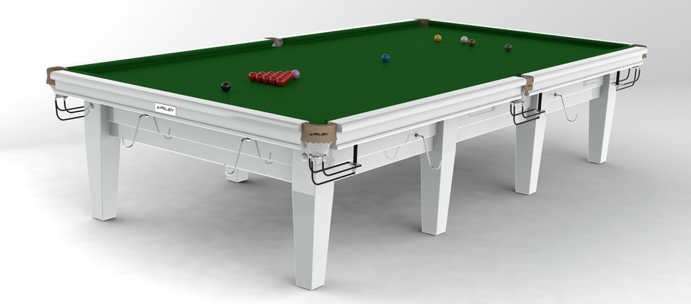 Snookerbord Riley Grand White 8 fot