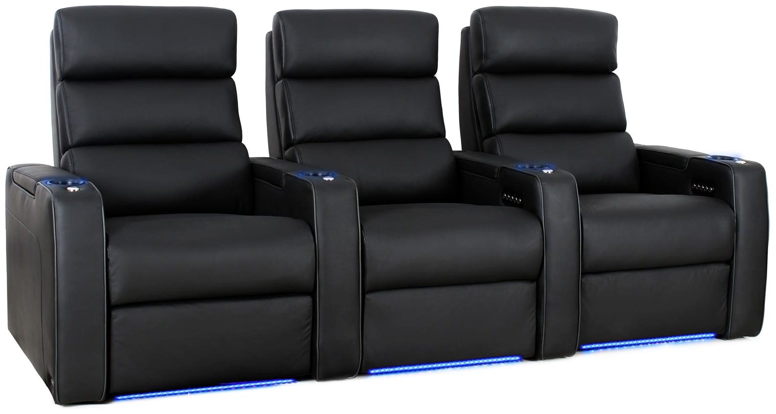 Bio Octane Seating HR Dream Luxe Svart 2-sits svart rak