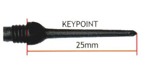 Harrows Keypoint Spetsar Svart 10-pack