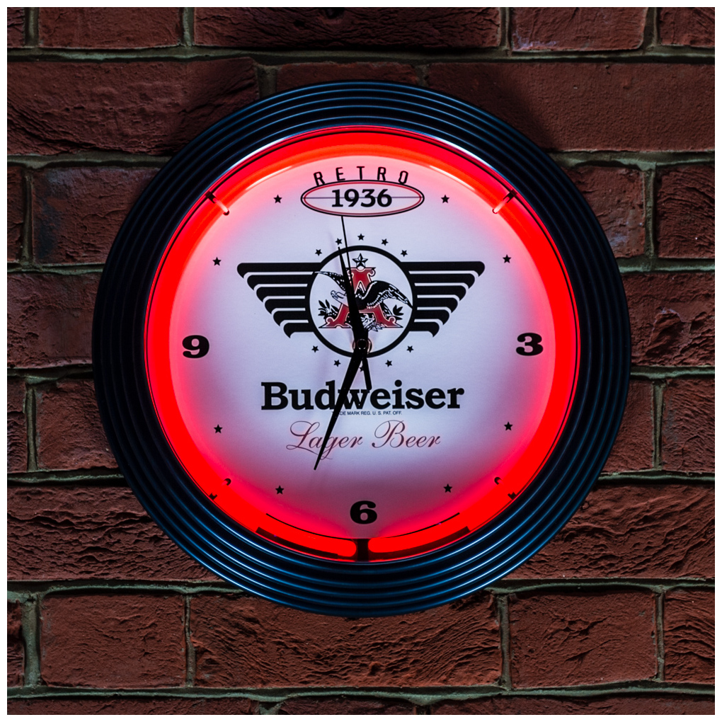 Licensierad Produkt Klocka Neon Budweiser 1936