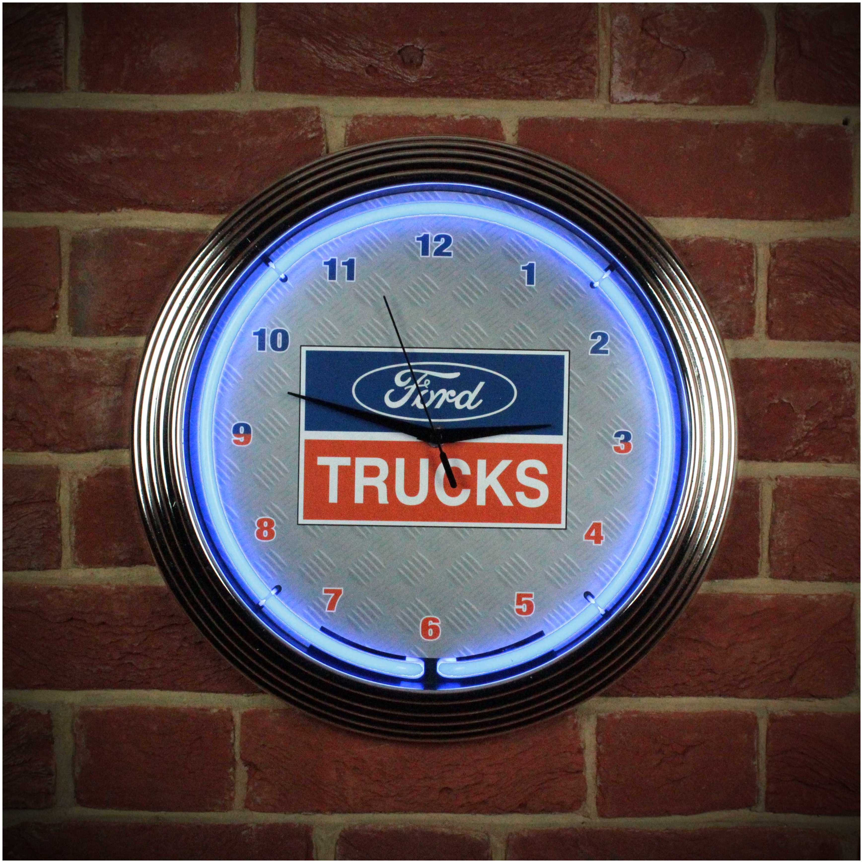 Licensierad Produkt Klocka Neon Ford Truck