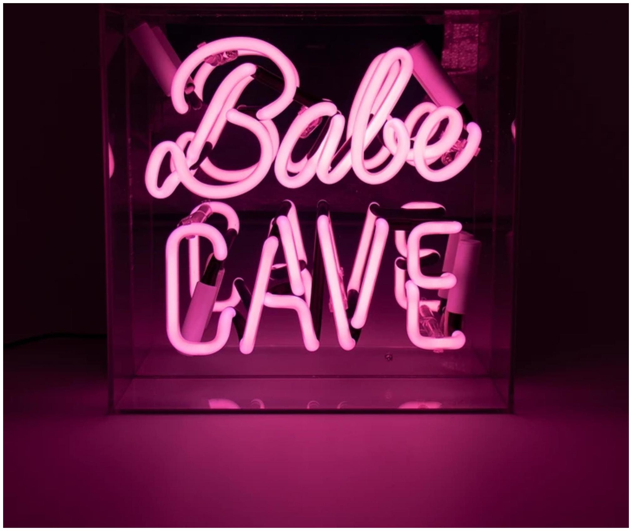 Licensierad Produkt Neonskylt Babe Cave