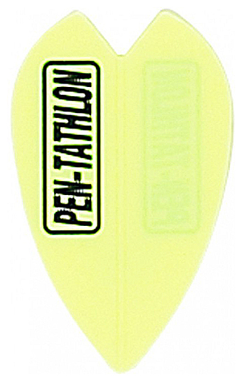 Läs mer om Dartflights Licensierad Produkt Pentathlon Vortex Mini Yellow