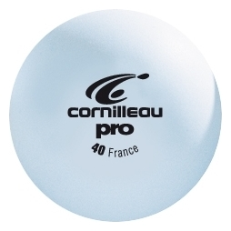 Bordtennisbollar Cornilleau Pro vit 6-pack 40 mm