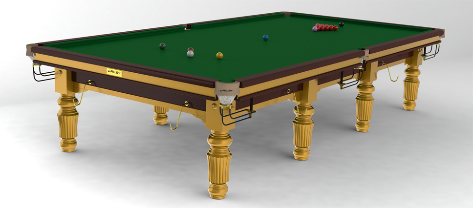 Snookerbord Riley Renaissance Gold 12 fot Guld