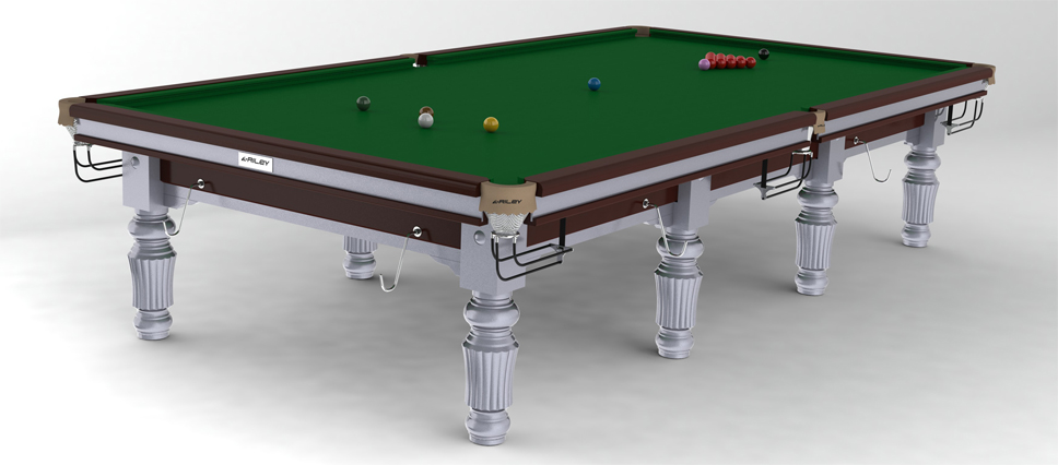 Snookerbord Riley Renaissance Silver 12 fot Silver