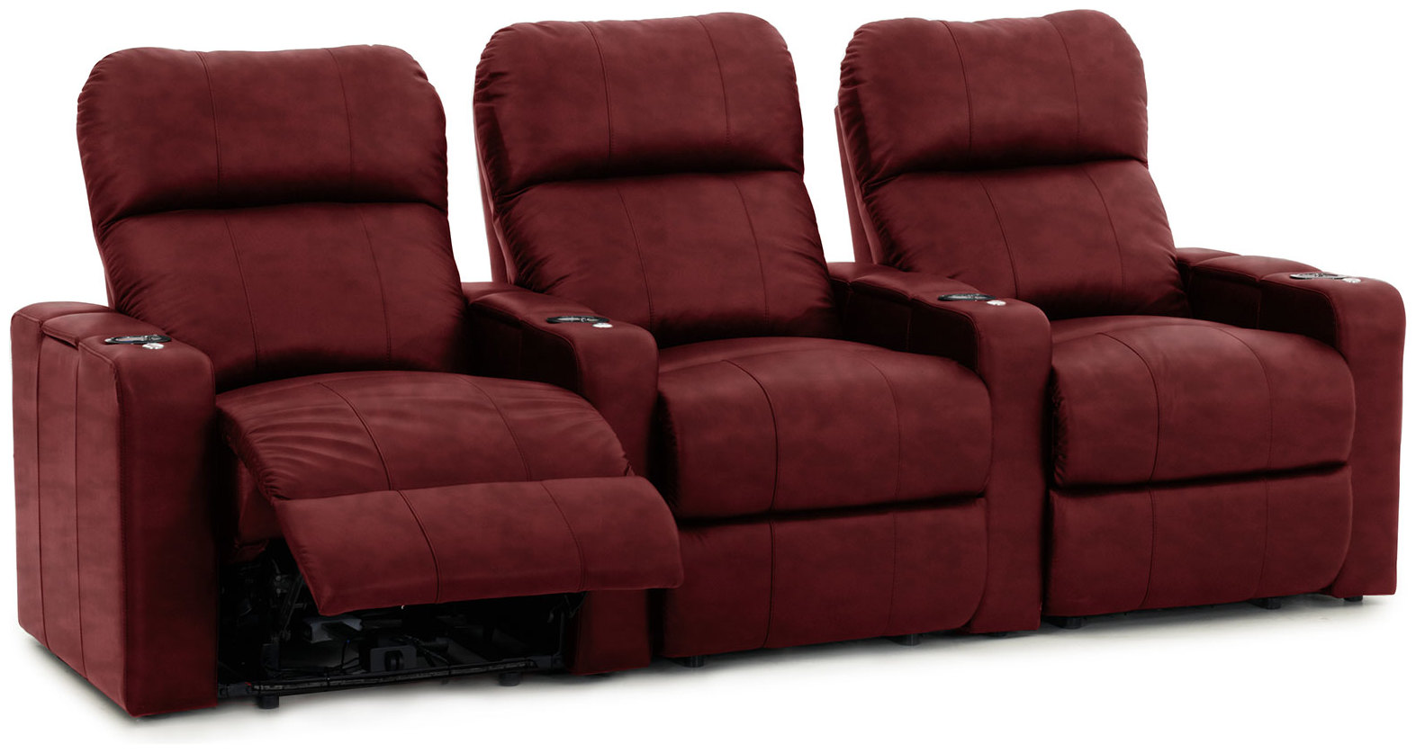 Bio Octane Seating XL700 Smartsuede Röd Sangria 1-sits Rak