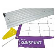 Volleyboll och Badminton Volleyballset Original Nät Och Stolpar