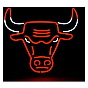  Licensierad Produkt Neonskylt Chicago Bulls