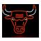Neonskylt Chicago Bulls