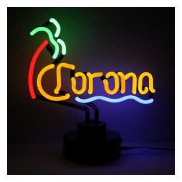  Licensierad Produkt Neonskulptur Corona Palm