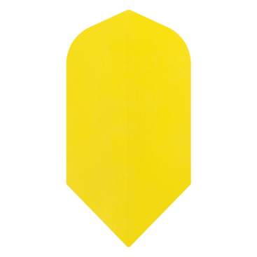 Dartflights Designa Designa Poly Plain Yellow Slim